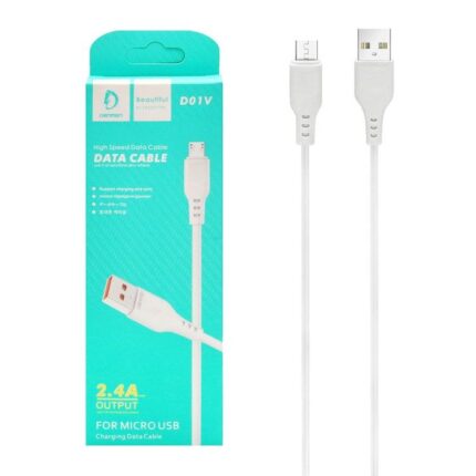 کابل دیتا و شارژ میکرو USB مدل D01V