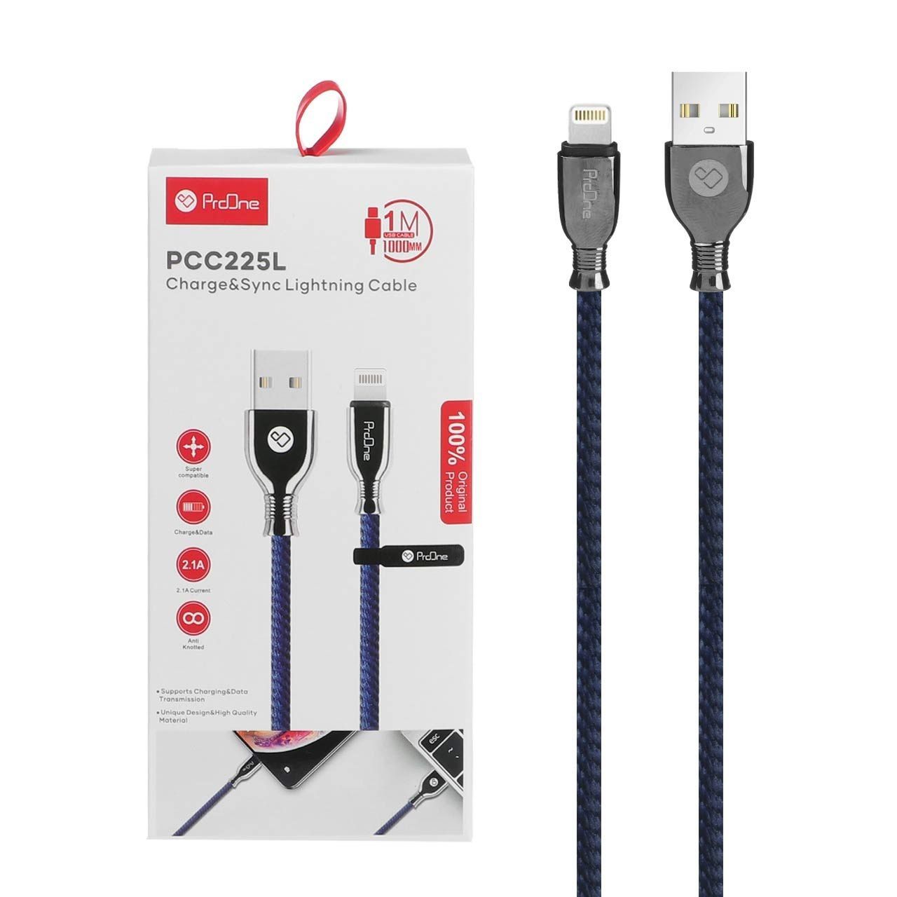 IMG_20260718_002908_816 کابل شارژ و انتقال داده Lightning مدل ProOne - Image 1