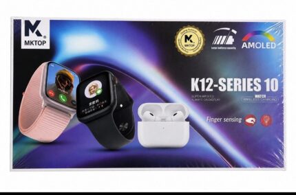 ساعت هوشمند MKTOP K12 Series10 AMOLED با ایرپاد
